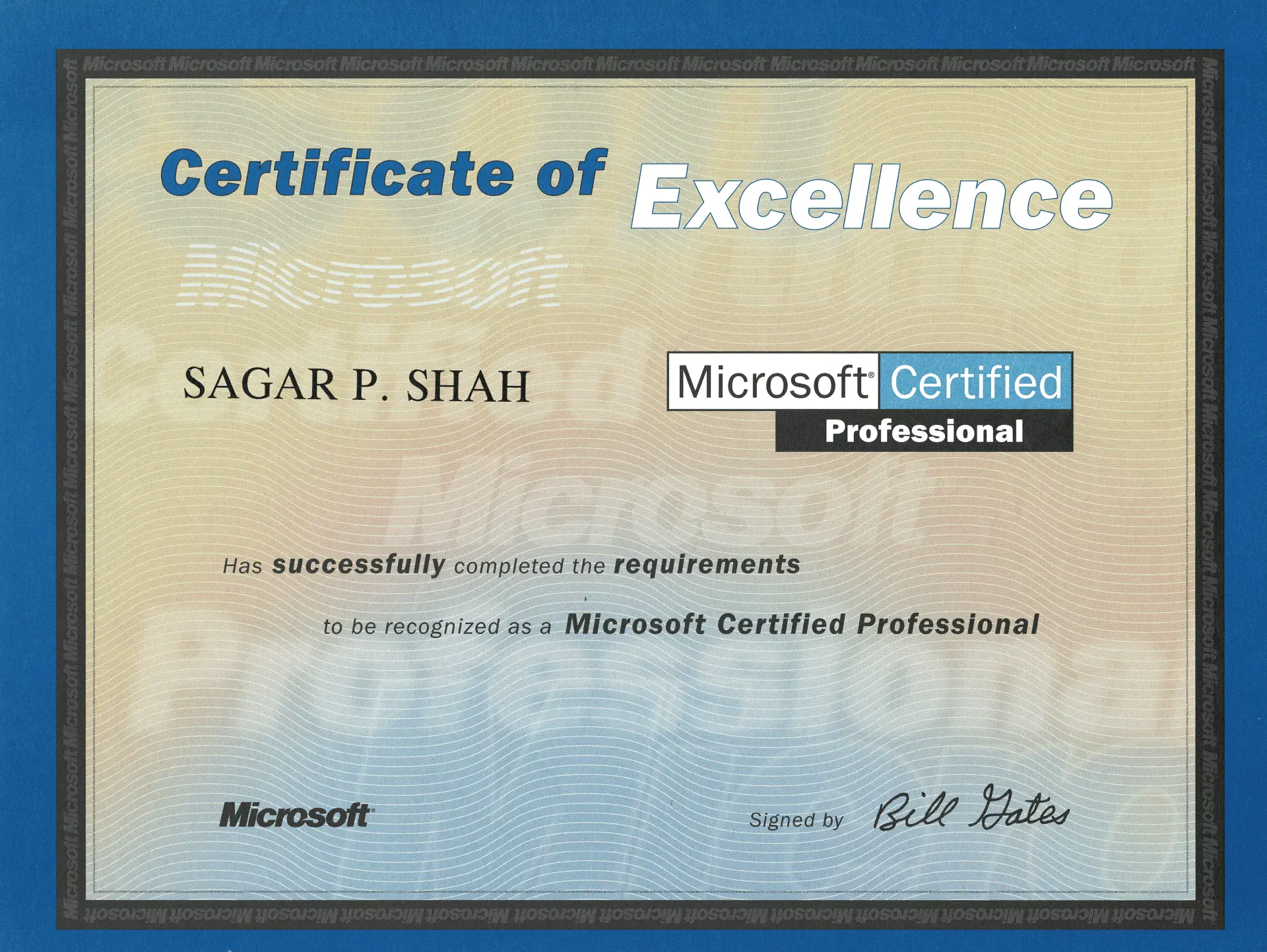 Microsoft Certified Professional